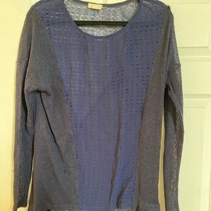 Navy blouse large